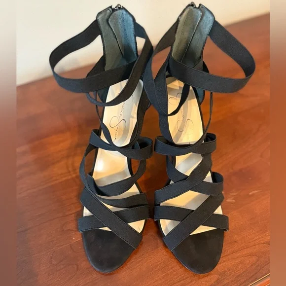 🔥 Jessica Simpson “Jyra 2” Strappy Heels – Size 10 🔥 - Picture 5 of 12